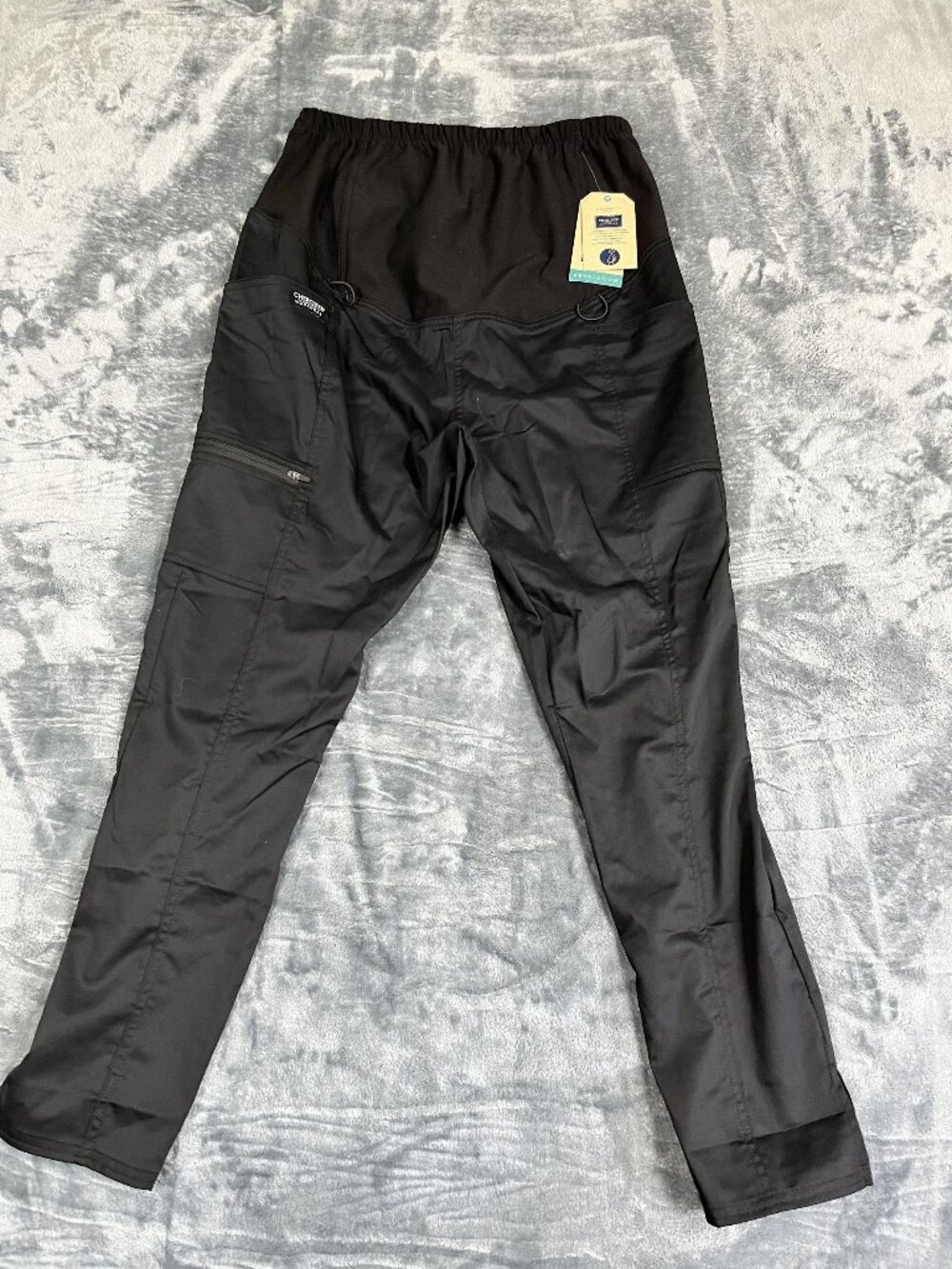 Cherokee Revolution Maternity Pant Black SP Drawstring Waist NWT